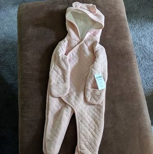 Hooded bodysuit ( bunting)